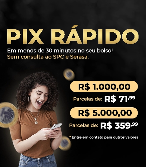 BANNER PIX RAPIDO - CEL